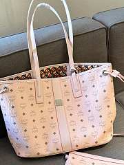 Colestore MCM Liz Reversible Tote Pink 33 cm - 4