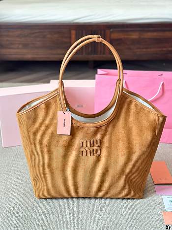 Colestore Miu Miu Ivy Bag Women Brown 38 x 30 cm 