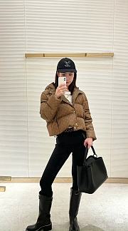 Colestore Louis Vuitton Monogram Puffer Jacket Brown - 1