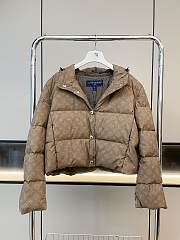 Colestore Louis Vuitton Monogram Puffer Jacket Brown - 2