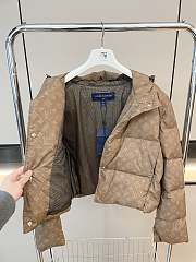 Colestore Louis Vuitton Monogram Puffer Jacket Brown - 4