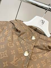 Colestore Louis Vuitton Monogram Puffer Jacket Brown - 3
