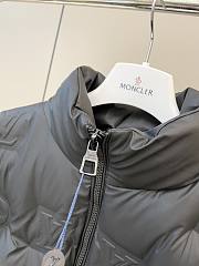Colestore Louis Vuitton Monogram Leather Hooded Down Jacket Men Black - 5