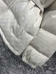 Colestore Gucci Monogram Puffer Jacket White - 5