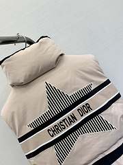 Colestore Dior Puffer Sleevesless Coat Beige - 3