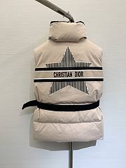 Colestore Dior Puffer Sleevesless Coat Beige - 4