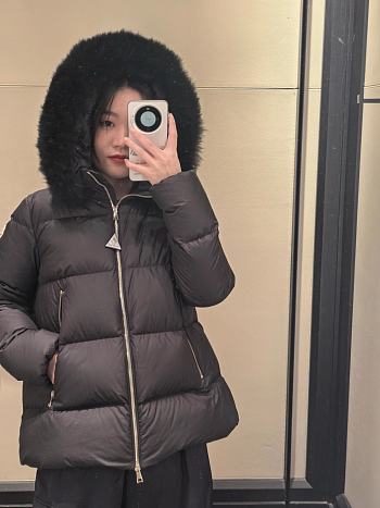 Colestore Moncler Women's Laichefur Jacket Black