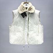 Colestore Loewe Women's Puffer Vest In Cotton Blend White  - 5