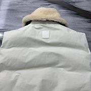 Colestore Loewe Women's Puffer Vest In Cotton Blend White  - 4