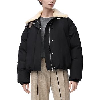Colestore Loewe Puffer Vest In Cotton Blend Black