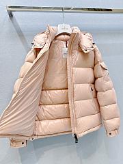 Colestore Moncler Maire Shiny Puffer Jacket Pink  - 4