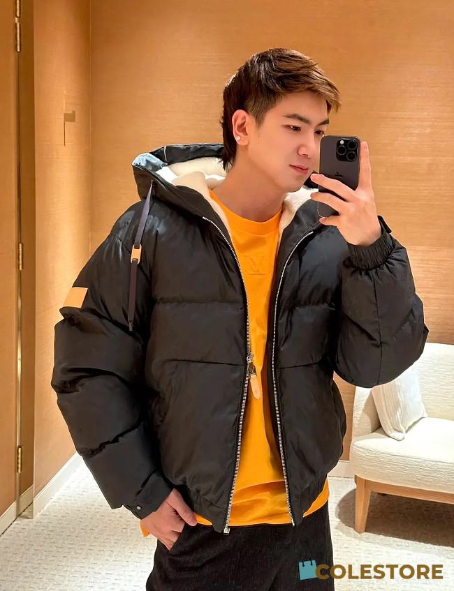 Colestore Louis Vuitton LV Ski Monogram Down Jacket Black - 1