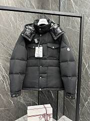 Colestore Moncler Fornas Hooded Short Down Jacket Black - 3