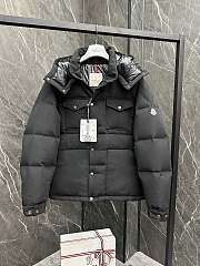 Colestore Moncler Fornas Hooded Short Down Jacket Black - 2