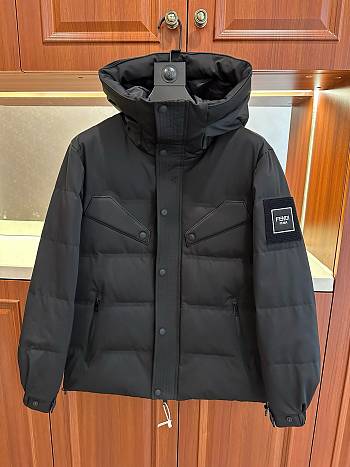 Colestore Fendi Puffer Coat Black With Hood 