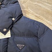 Colestore Prada Puffer Coat With Hood Blue - 5