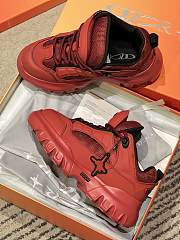 Colestore Dior And Lewis Hamilton Dior Snow Derby Shoe – Limited And Numbered Edition Red  - 4