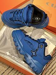Colestore Dior And Lewis Hamilton Dior Snow Derby Shoe – Limited And Numbered Edition Blue - 3
