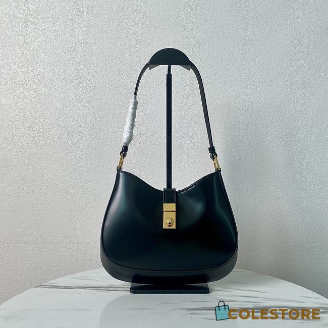 Colestore Prada Cleo Brushed Leather Bag In Black 22 x 18.5 x 4.5 cm - 1