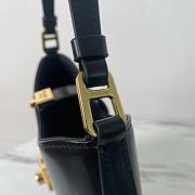 Colestore Prada Cleo Brushed Leather Bag In Black 22 x 18.5 x 4.5 cm - 5