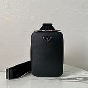 Colestore Prada Crossbody Bag Saffiano Leather Black 14 x 20 x 5 cm - 1