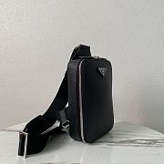 Colestore Prada Crossbody Bag Saffiano Leather Black 14 x 20 x 5 cm - 4