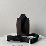 Colestore Prada Crossbody Bag Saffiano Leather Brown Chocolate 14 x 20 x 5 cm - 2