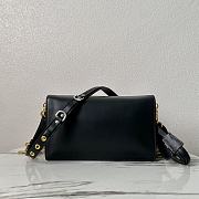 Colestore Women Prada Soft Sound small Leather shoulder bag Black 24 x 13.5 x 6 cm - 3