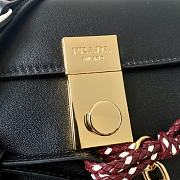 Colestore Women Prada Soft Sound Leather shoulder bag Black 35 x 19.5 x 10.5 cm - 2