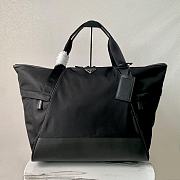Colestore Prada Re-Nylon and leather duffel bag Black 44.5 x 40 x 42 cm - 1