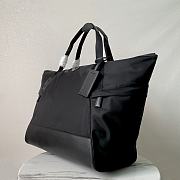 Colestore Prada Re-Nylon and leather duffel bag Black 44.5 x 40 x 42 cm - 5