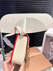 Colestore Saint Laurent YSL Kaia Small Satchel Leather White 18 x 16 cm - 3