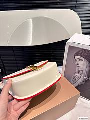 Colestore Saint Laurent YSL Kaia Small Satchel Leather White 18 x 16 cm - 2