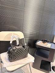 Colestore Chanel Cambon Bowling Bag Full Black 28 x 16 cm - 1