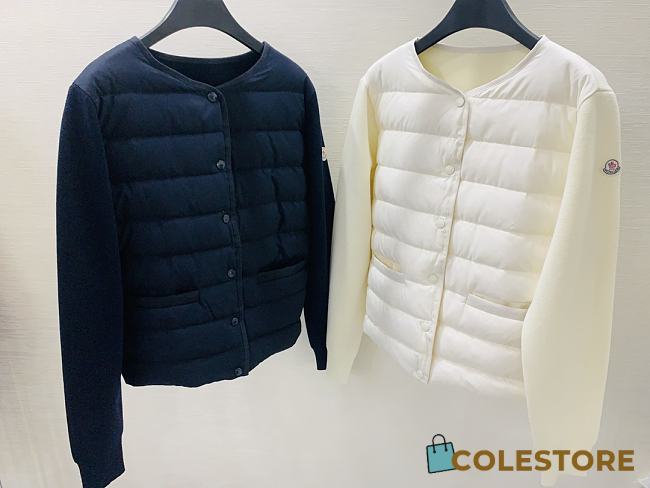 Colestore Moncler Coat Black/ White  - 1