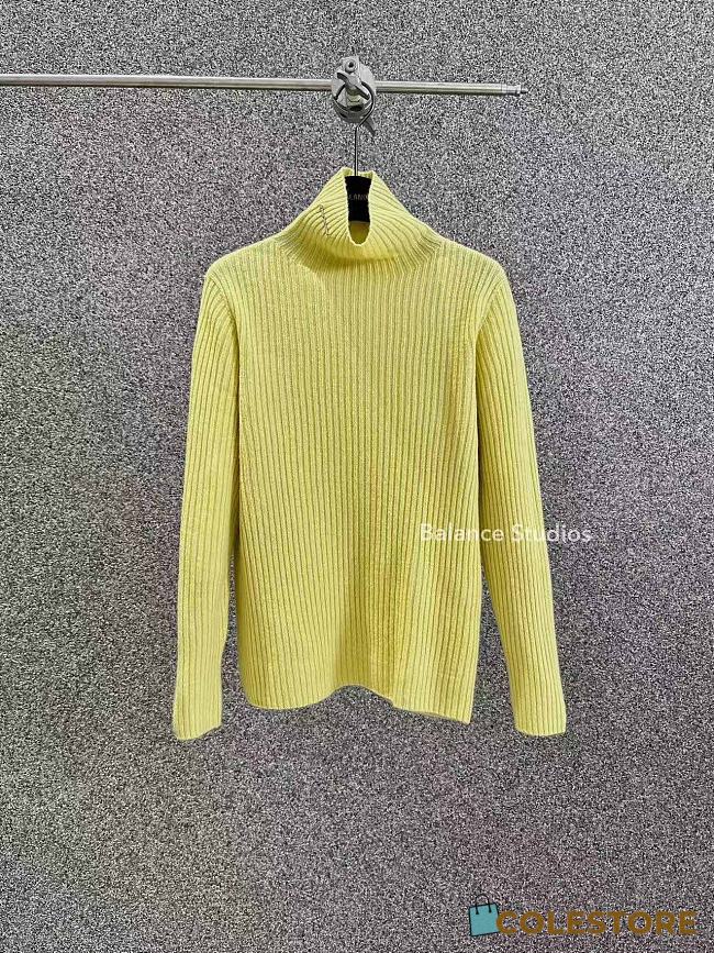 Colestore Balance Bodycon Sweater Yellow  - 1