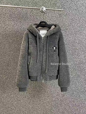 Colestore Balance Studio Fur Coat Grey