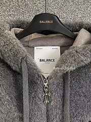 Colestore Balance Studio Fur Coat Grey - 5