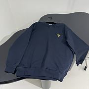 Colestpre Dior And Lewis Hamilton Sweatshirt Navy Blue Cotton Fleece - 3