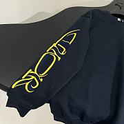 Colestpre Dior And Lewis Hamilton Sweatshirt Navy Blue Cotton Fleece - 4