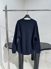 Colestpre Dior And Lewis Hamilton Sweatshirt Navy Blue Cotton Fleece - 5