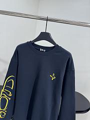 Colestpre Dior And Lewis Hamilton Sweatshirt Navy Blue Cotton Fleece - 6