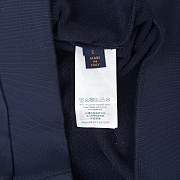 Colestore Louis Vuitton embroidered-cotton-crewneck Navy Sweater - 4
