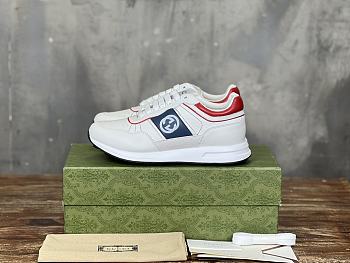 Colestore Gucci Blue Logo White Sneaker 