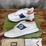 Colestore Gucci Blue Logo White Sneaker  - 6