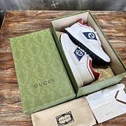 Colestore Gucci Blue Logo White Sneaker  - 5