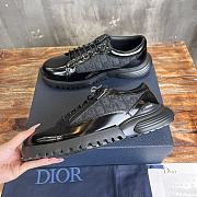 Colestore Dior Combat Derby Shoe Black Polished Calfskin and Dior Oblique Jacquard - 3