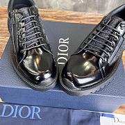 Colestore Dior Combat Derby Shoe Black Polished Calfskin and Dior Oblique Jacquard - 2