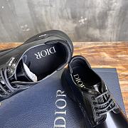 Colestore Dior Combat Derby Shoe Black Polished Calfskin  - 3