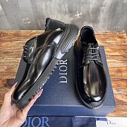 Colestore Dior Combat Derby Shoe Black Polished Calfskin  - 5